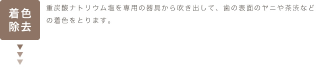着色除去