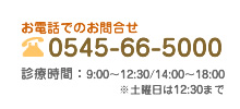 電話番号0545-66-5000
